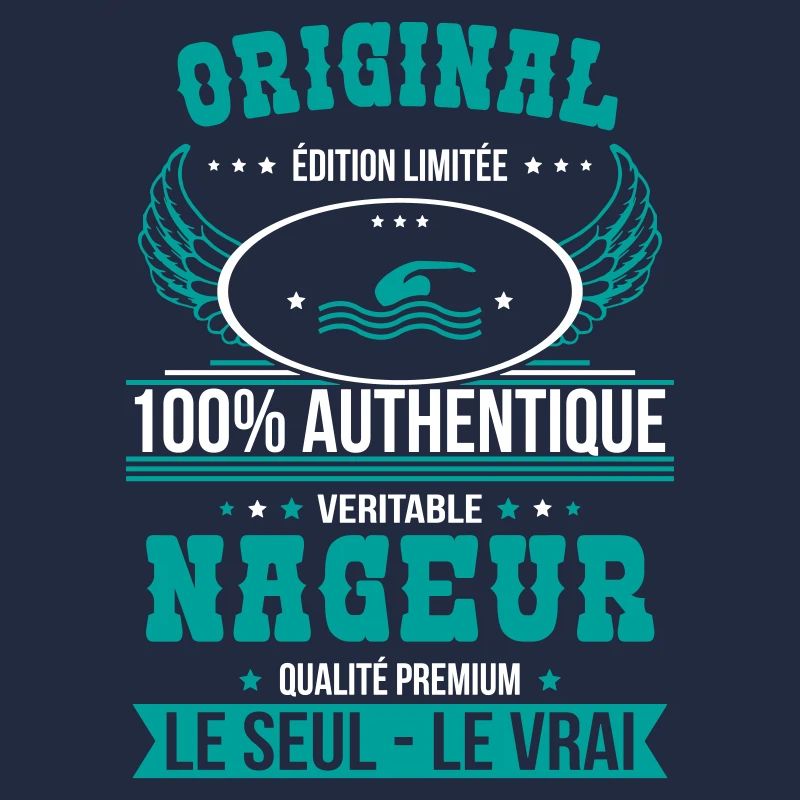 Authentique et véritable nageur - Original