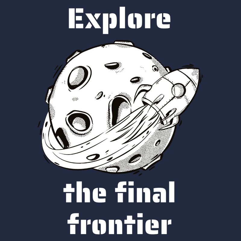 Explore The Final Frontier Retro Outer Space
