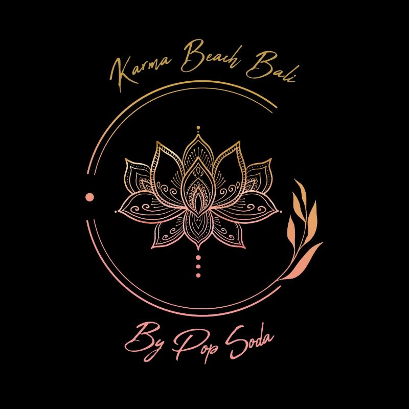 Fleur de lotus Karma Beach Jaune orange