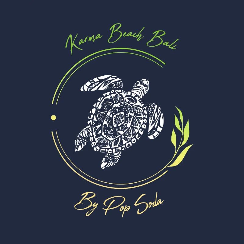 Turtle Karma Beach vert citron