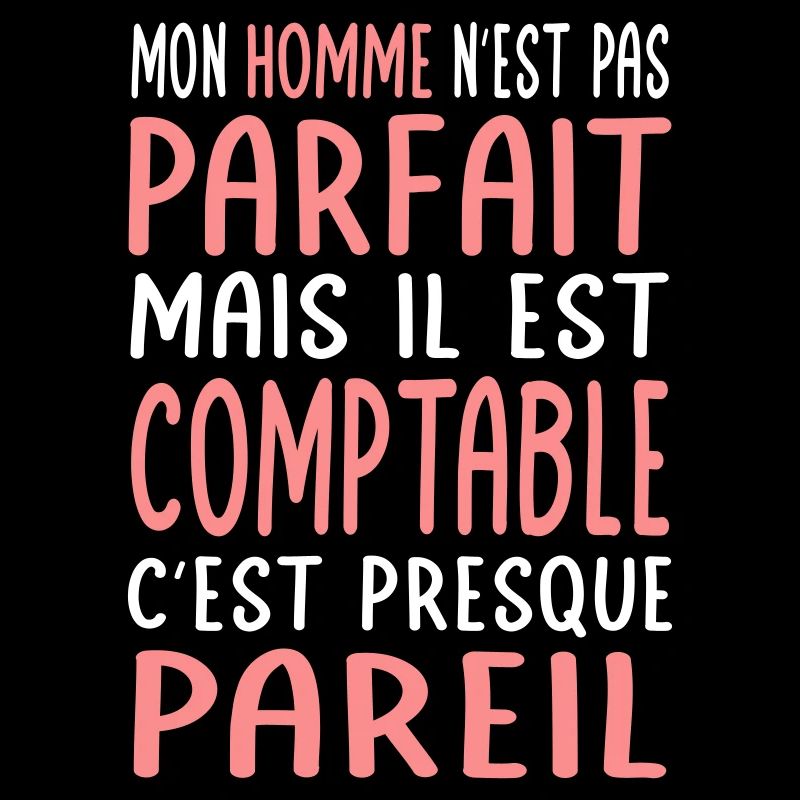 Mon homme n'est pas parfait mais il est comptable