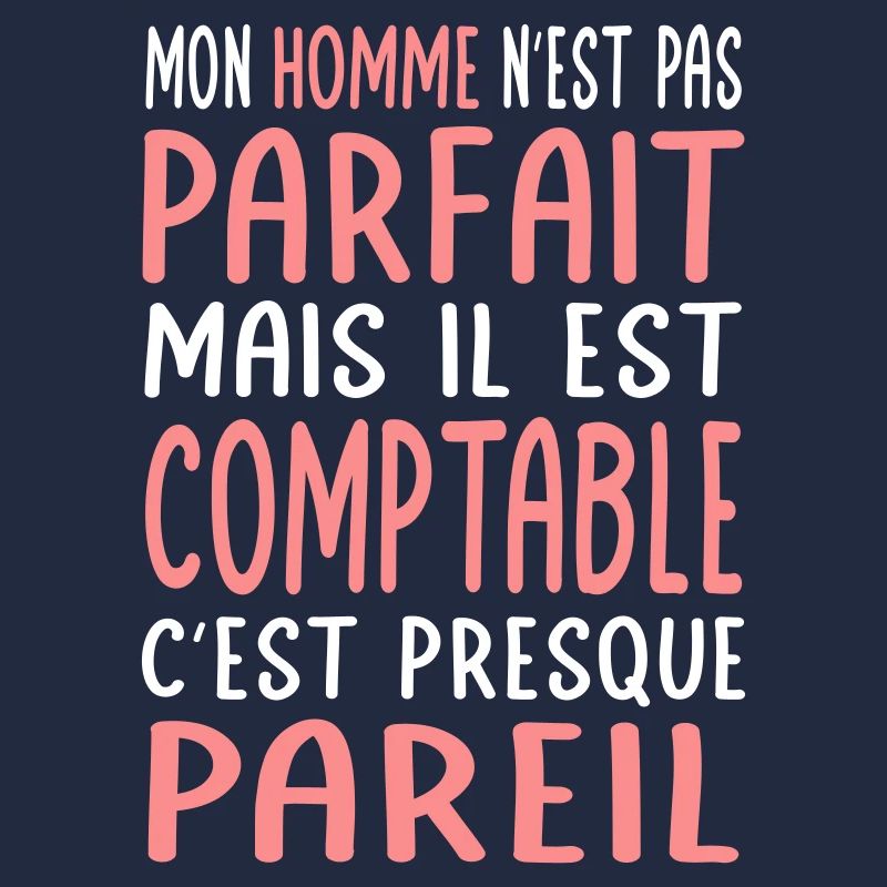 Mon homme n'est pas parfait mais il est comptable