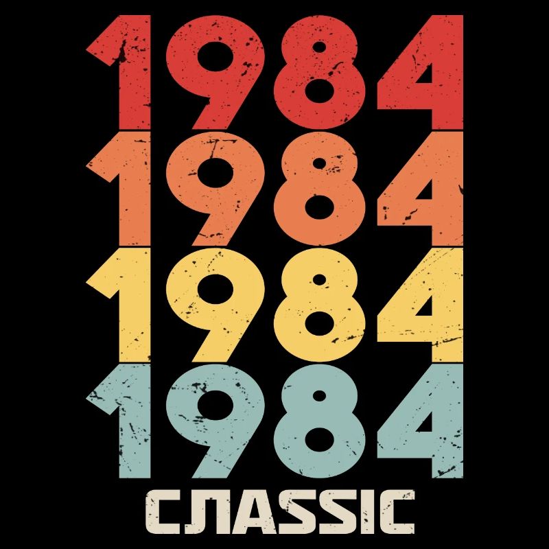 1984 Jubilé dans un style vintage classique 1984