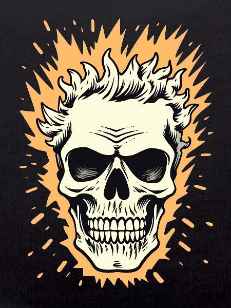 Flame Skull