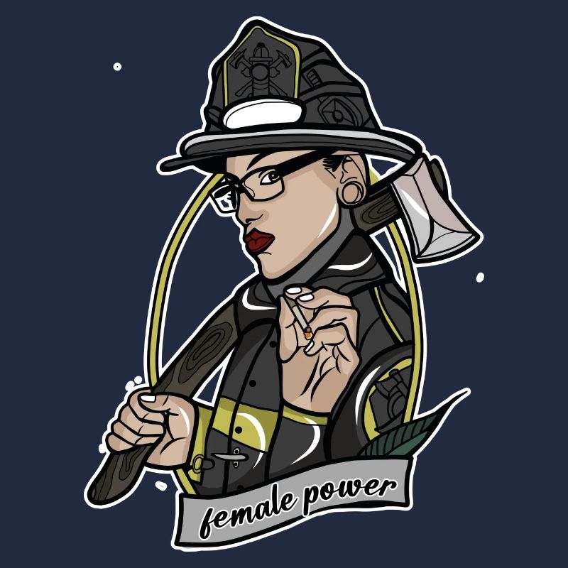 Firefighter // Oldschool // Illustration