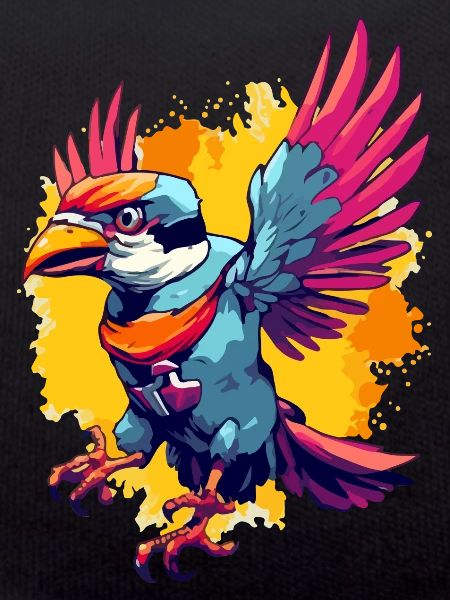 Pilu, der bunte Vogel
