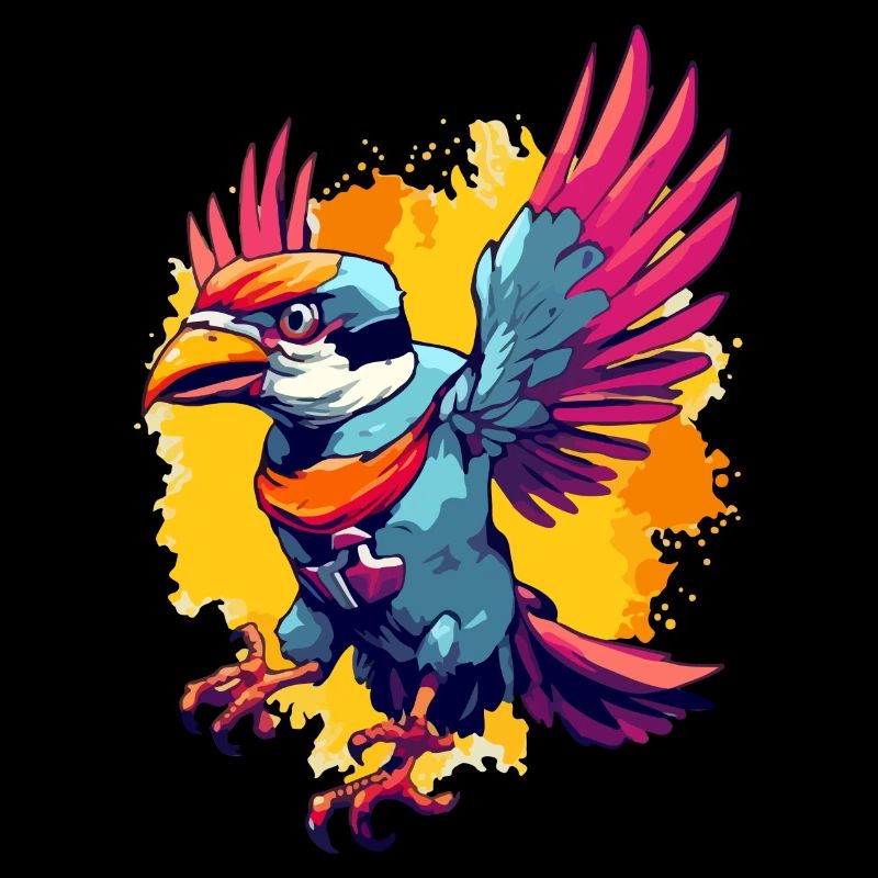 Pilu, der bunte Vogel
