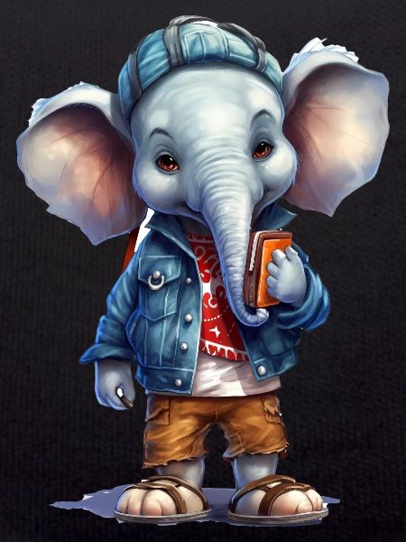 Cute Elephant Cartoon