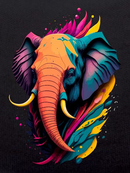 Bunter Elefant