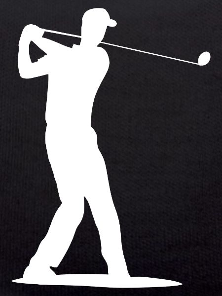 Golfer Silhouette - Tee Golf