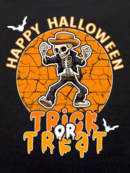 Halloween Design Squelette effrayant
