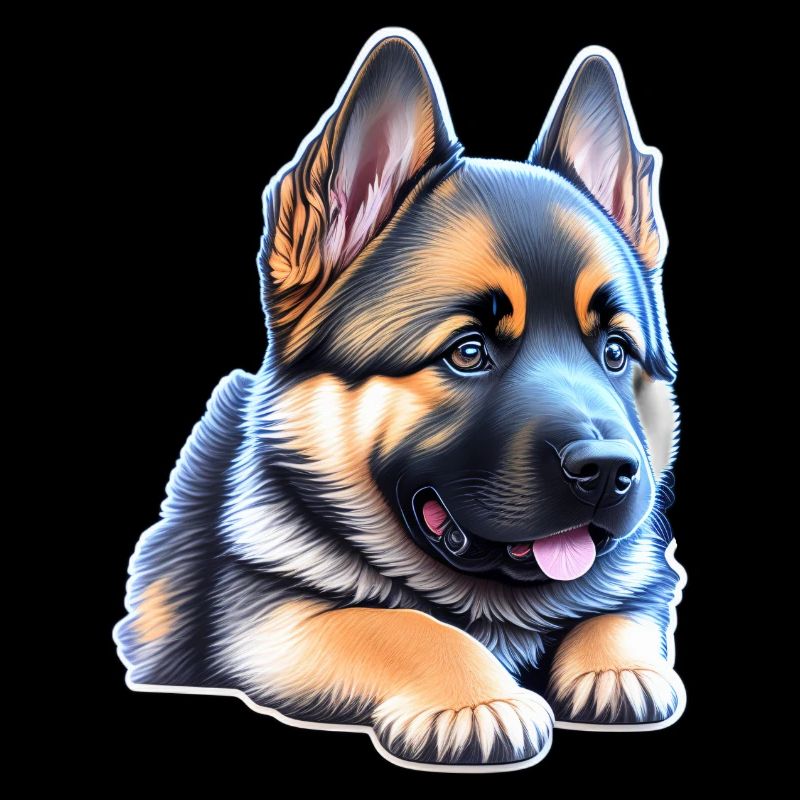 Süßer Deutscher Schäferhund Welpe