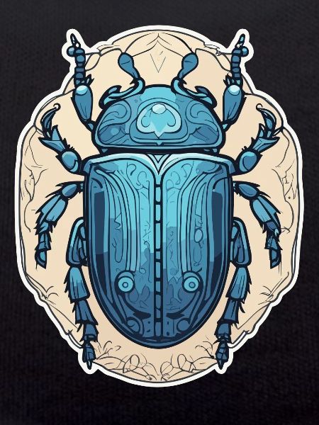 Blue Scarab