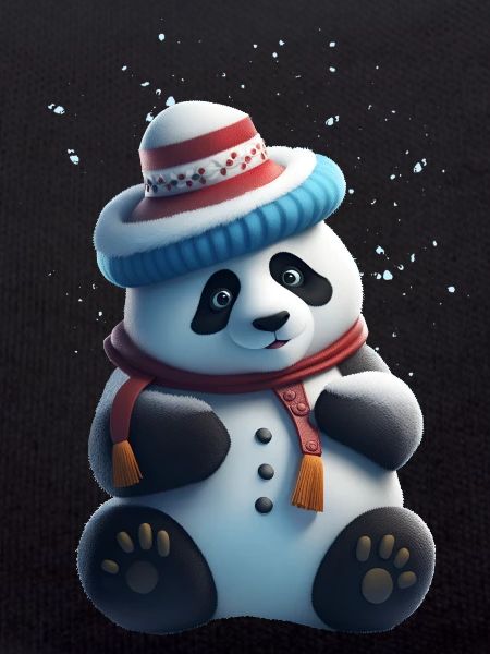 Panda d’hiver