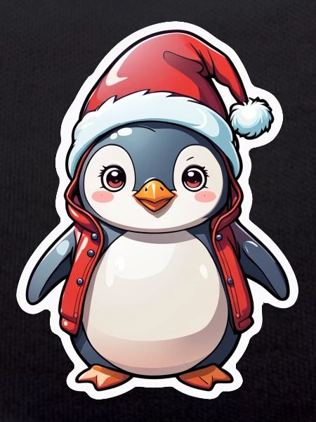 pingouin bonnet de noel