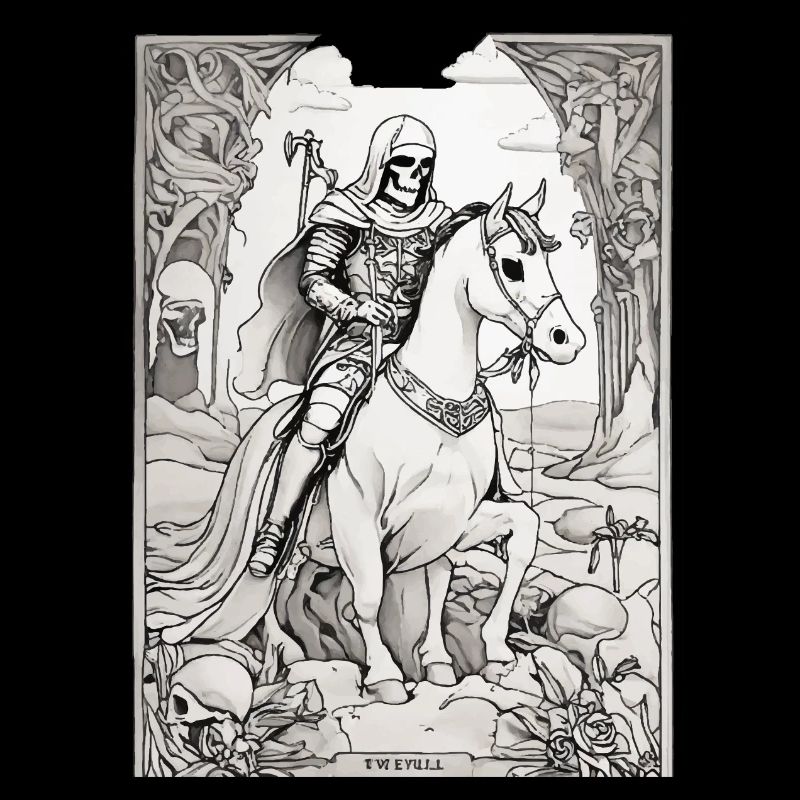 Todesreiter Tarot Illustration