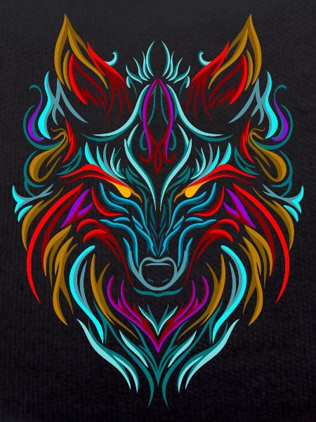 Wolf Tattoo Bunt