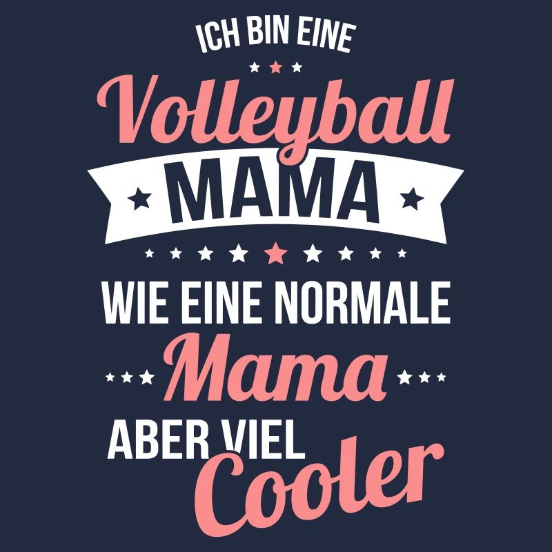 Maman de volley-ball comme une maman normale beaucoup plus cool