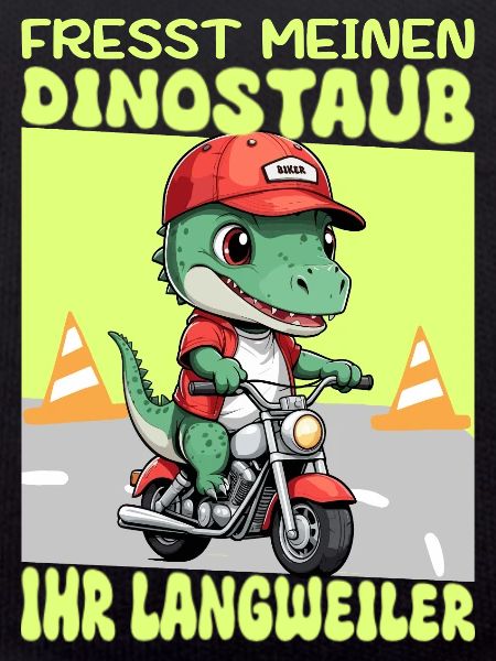 Dinosaur on Motorcycle