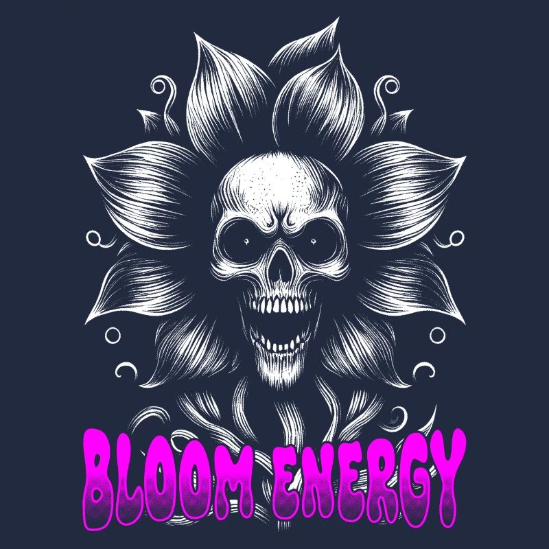 Blüte Energie Finsterer Schädel Blume Gesicht