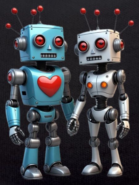 Roboter Pärchen