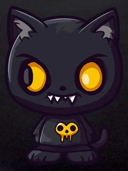 Cat Halloween Funny Comic