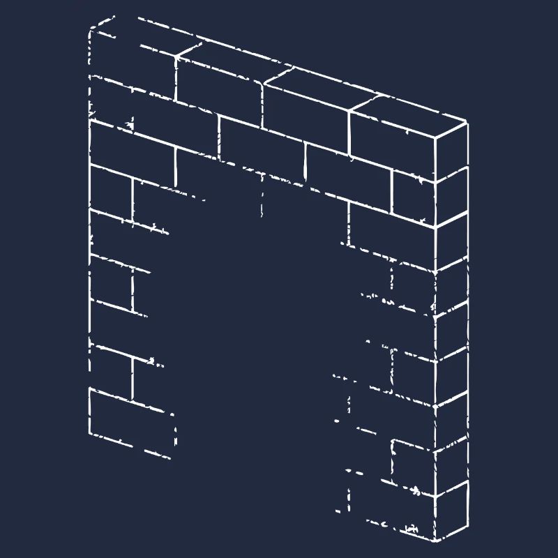 Kaputte Mauer
