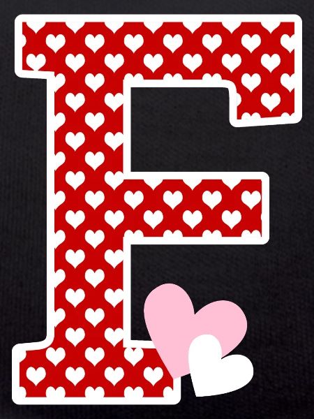 Letter F heart