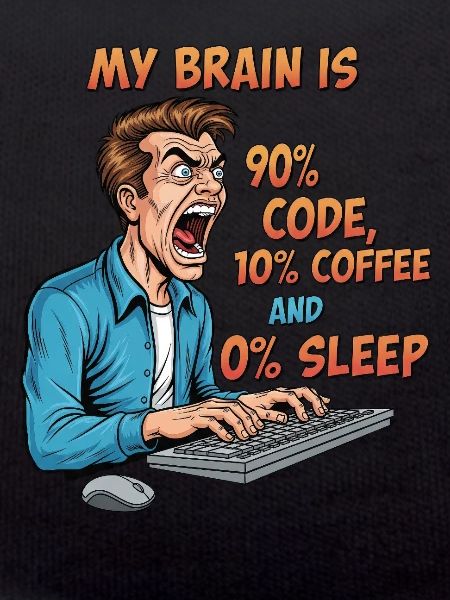 0% Schlaf: Code & Kaffee Power!