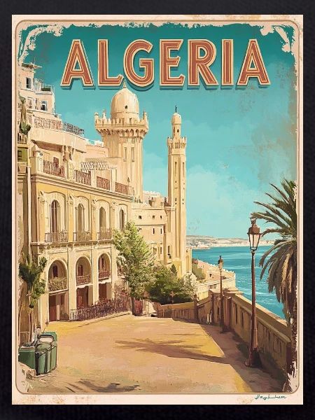 Algeria Coastal Historical View