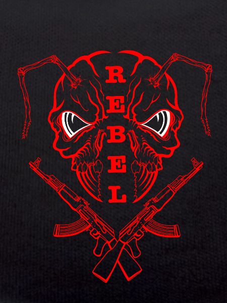 "REBEL EYES – Fearless Expression" rot