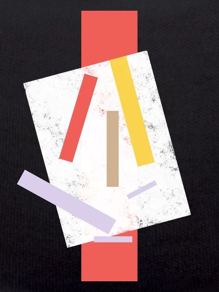 Abstrakte Farbklecks Kunstdesign