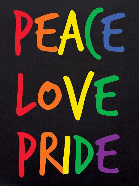 Rainbow Peace Love Pride
