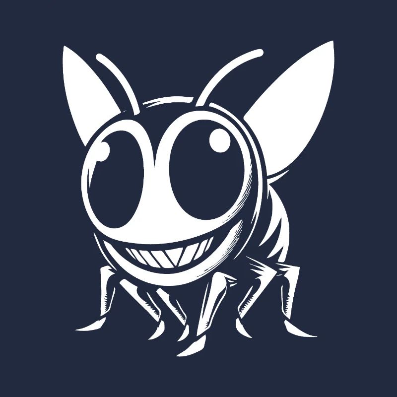 Funny Wasp Design – Comic Fun