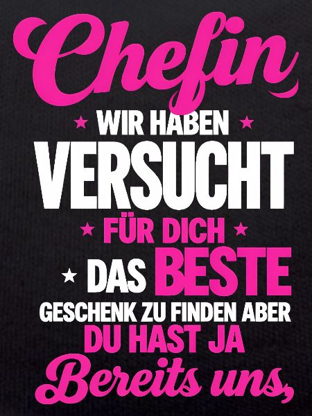 Chefin Wir Haben Versucht Finden