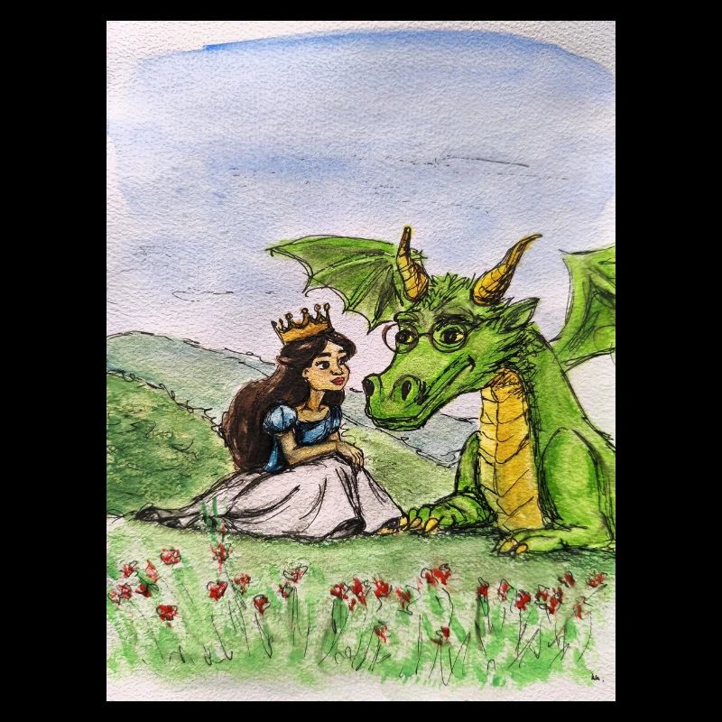 Prinzessin und Drachenwiese Bund