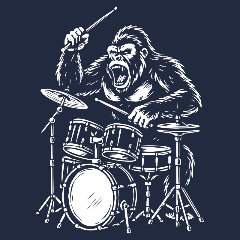 Gorilla-Trommelwut