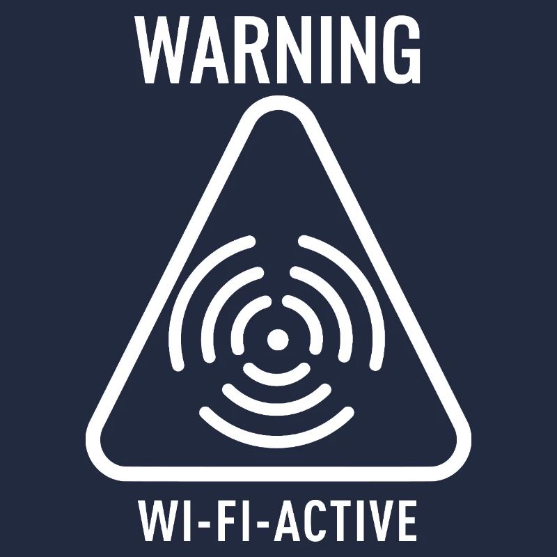 WiFi Active Warning Triangle