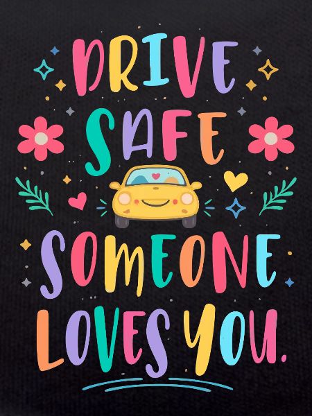 Drive carefully, someone loves you