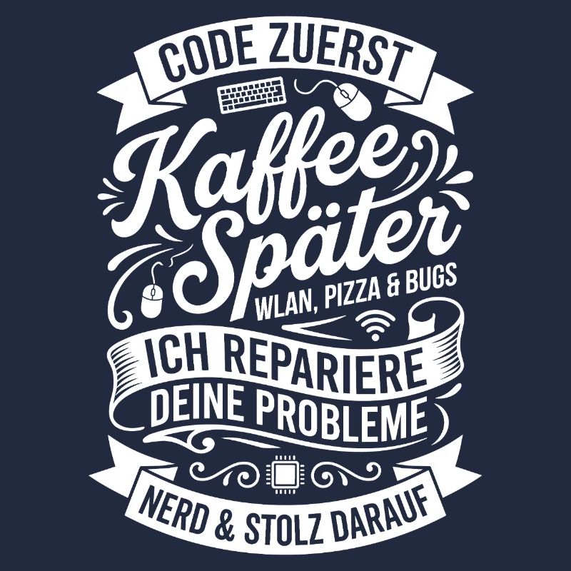 Code zuerst Kaffee Später