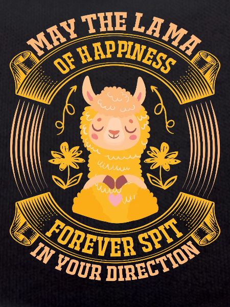 Lama spit happiness