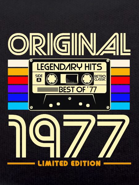 Original 1977 Retro Cassette