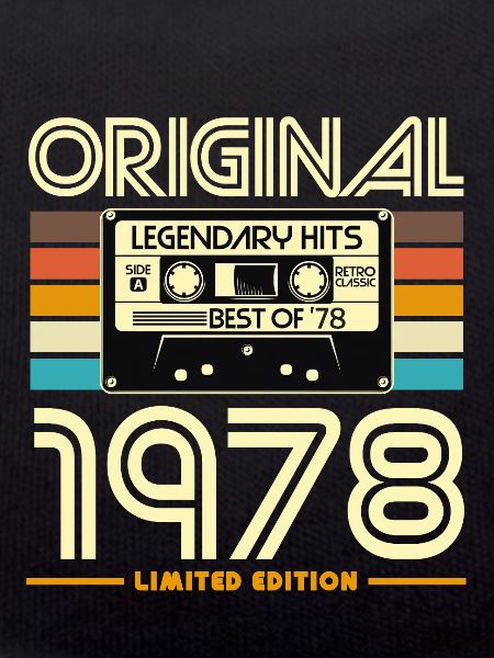 Cassette rétro 1978 édition limitée