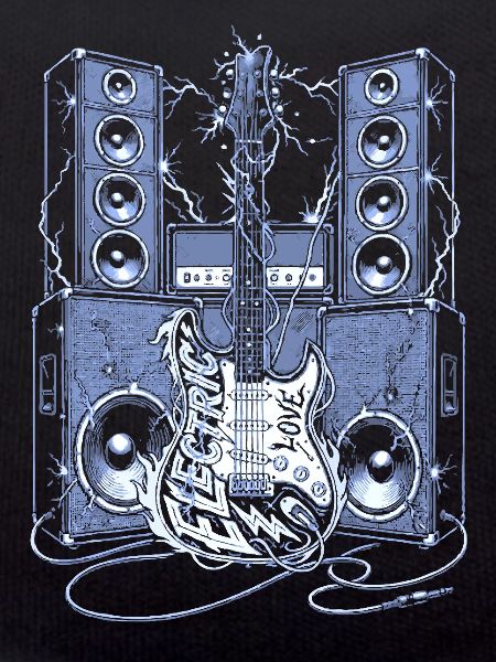 E-Gitarre & Lautsprecher