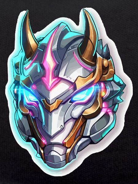 Neon Dragon Helmet