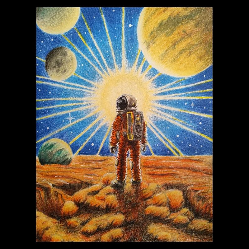 Astronaut on Mars