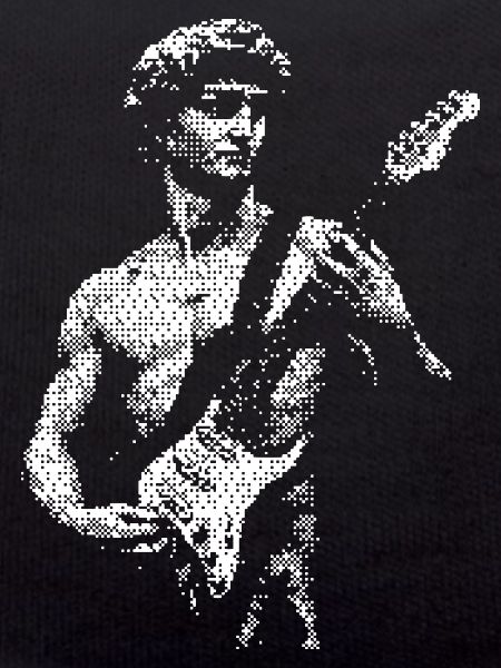 David Statue Michelangelo playing Guitar