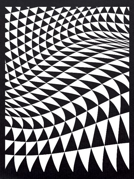 Déformation du triangle optique