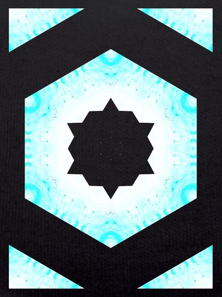 Azur Kaleidoscope Star Pattern