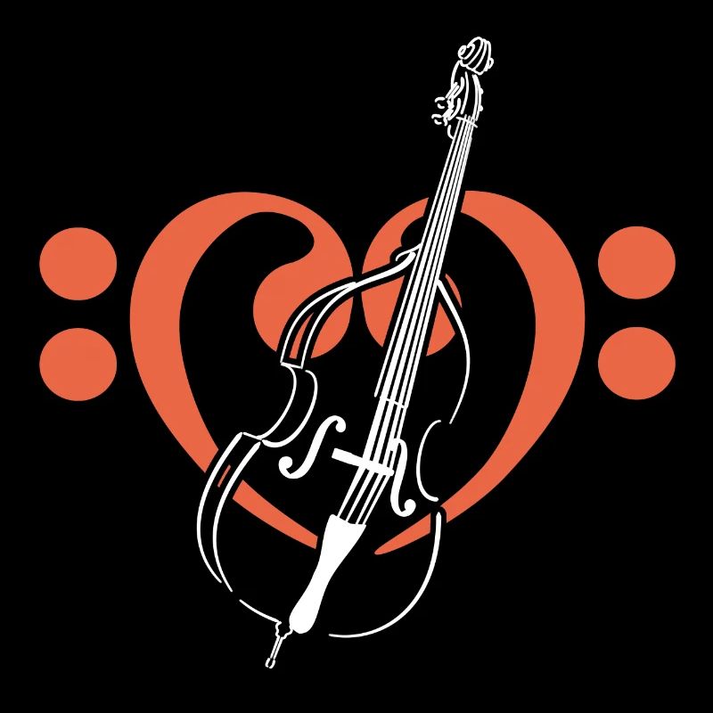 Cœur de clés basses avec contrebasse